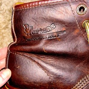 Dr. Martens Women’s Boots Size 8 US. Brown. Worn but great condition.